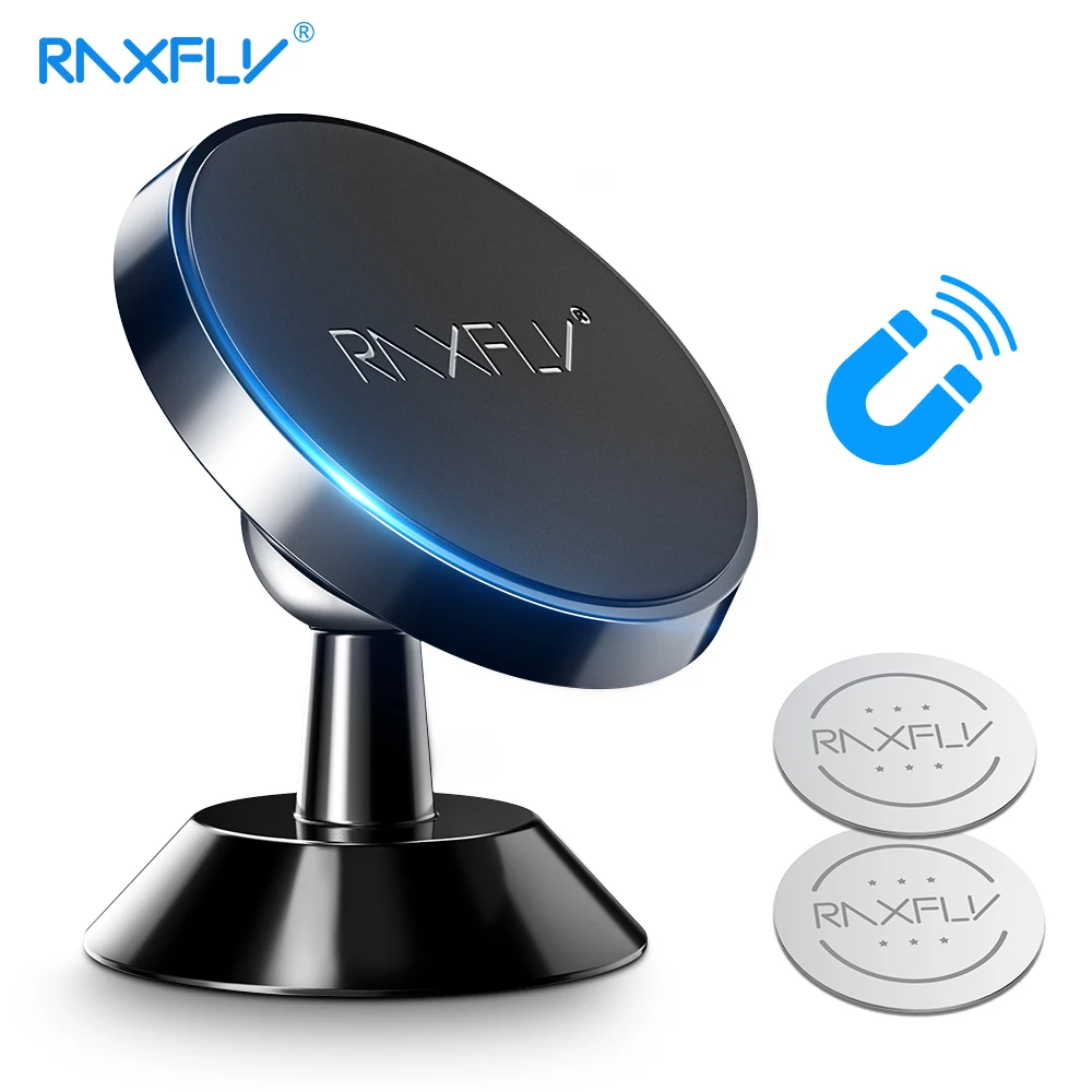 RAXFLY магнитный держатель Магнитная автомобильный держатель телефона для samsung S8 плюс S7 Автомобильный держатель для iPhone X 7 Plus Универсальный телефон, подставка-держатель держатель для телефона в машину