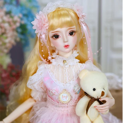 1/3 BJD Blyth кукла механическое уплотнение тела с макияжем, в том числе волосы, глаза, одежда 62 см высота девочки ледник - Цвет: L