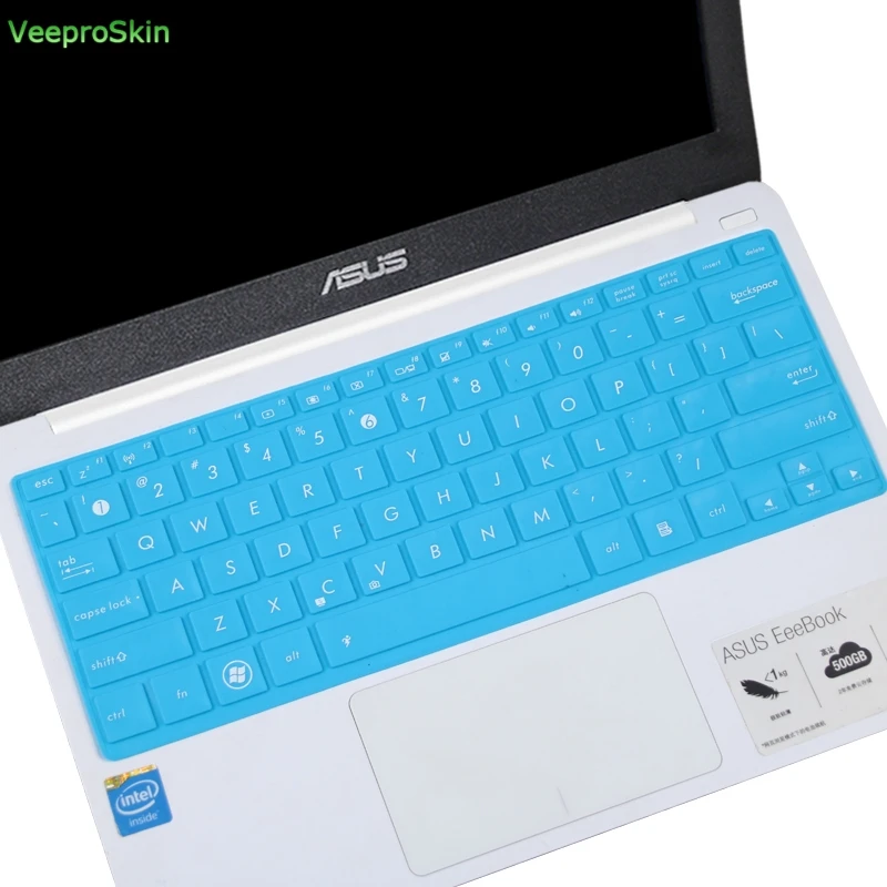 Для Asus Vivobook E203M E203 E203NA EeeBook X200CA X200MA X200M E203MA E200HA S200E 11 ''Обложка клавиатуры для ноутбука 11,6