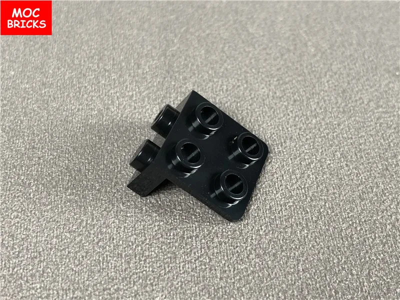10 шт./лот красочный кронштейн 1x2 2x2 подходит для образовательных строительных