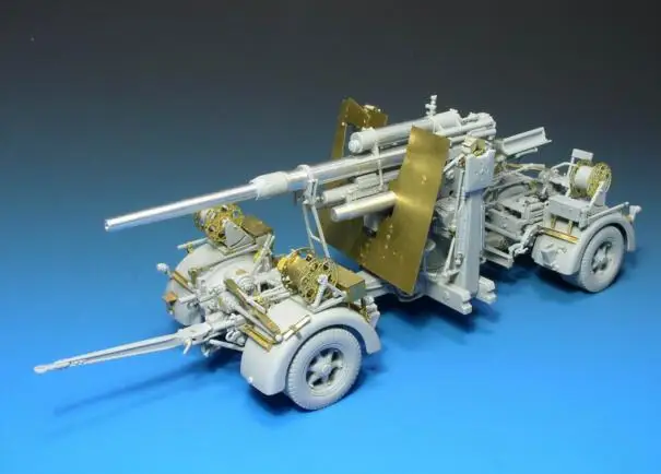 1/35 травочных листов для немецкого оружия Второй мировой войны 88 мм большой набор