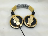 dj headphones big fone de ouvido noise isolating ecouteur professional monitoring casque audio golden oordopjes wired headset