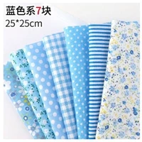 63Pcs/Lot, Cotton Plain Green Printed Quilted Fabrics Set,Textile Patchwork,Fabric for Sewing,Tissue,Cloth,Tilda50x50cm - Цвет: D25CMX25CM