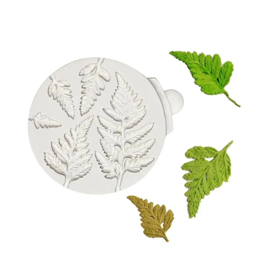 Круглой формы в форме листа силиконовой для выпечки Кристаллы ручной работы