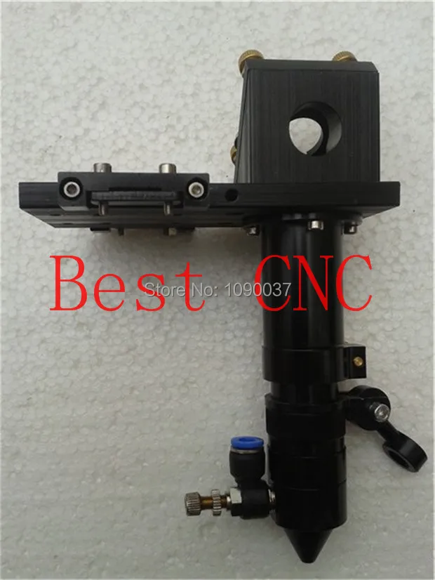 Лазерная головка Co2 с воздушным помощником и красной рамкой для установки линз