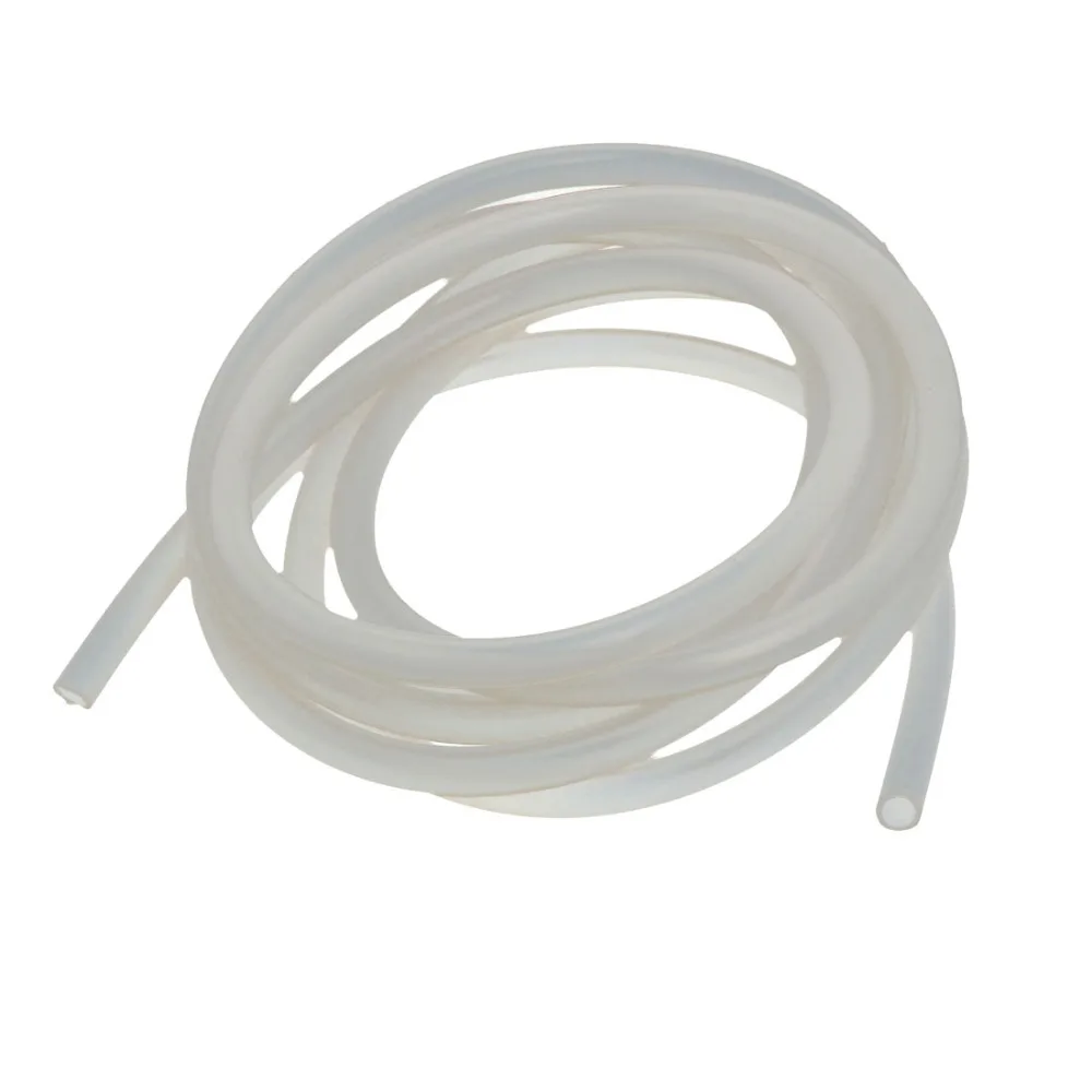 

UXCELL 4x 6mm Heat Resistant Soft Silicone Tube Hose Pipe 2 M Length Milky White High Temperature Resistance Hot Sale 1PCS