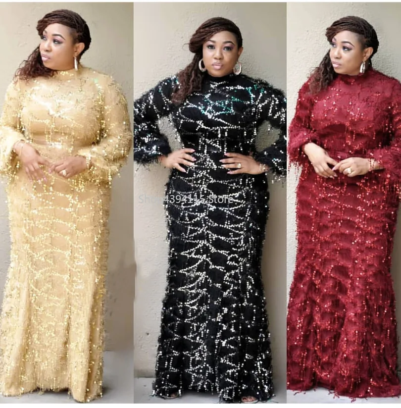 Халат Африканский платья 2019 Базен Riche для женщин Специальное предложение