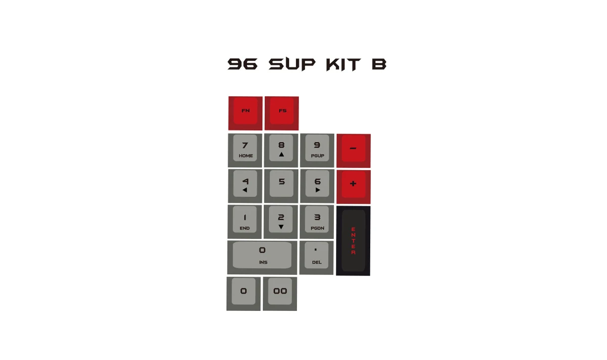 96 SUP KIT B 1 комплект PoFoCaps PBT сублимационные колпачки для ключей персональная механическая клавиатура для Dota2 мясника полный набор вишневого профиля - Цвет: 96 SUP KIT B