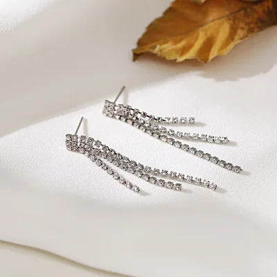 Простые нерегулярные стразы кисточкой цепи круглый Сердце Звезда длинные