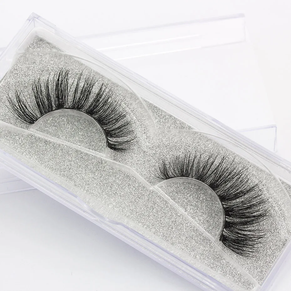 Genailish Макияж Длинные толстые накладные ресницы 3D норковые для наращивания ручной
