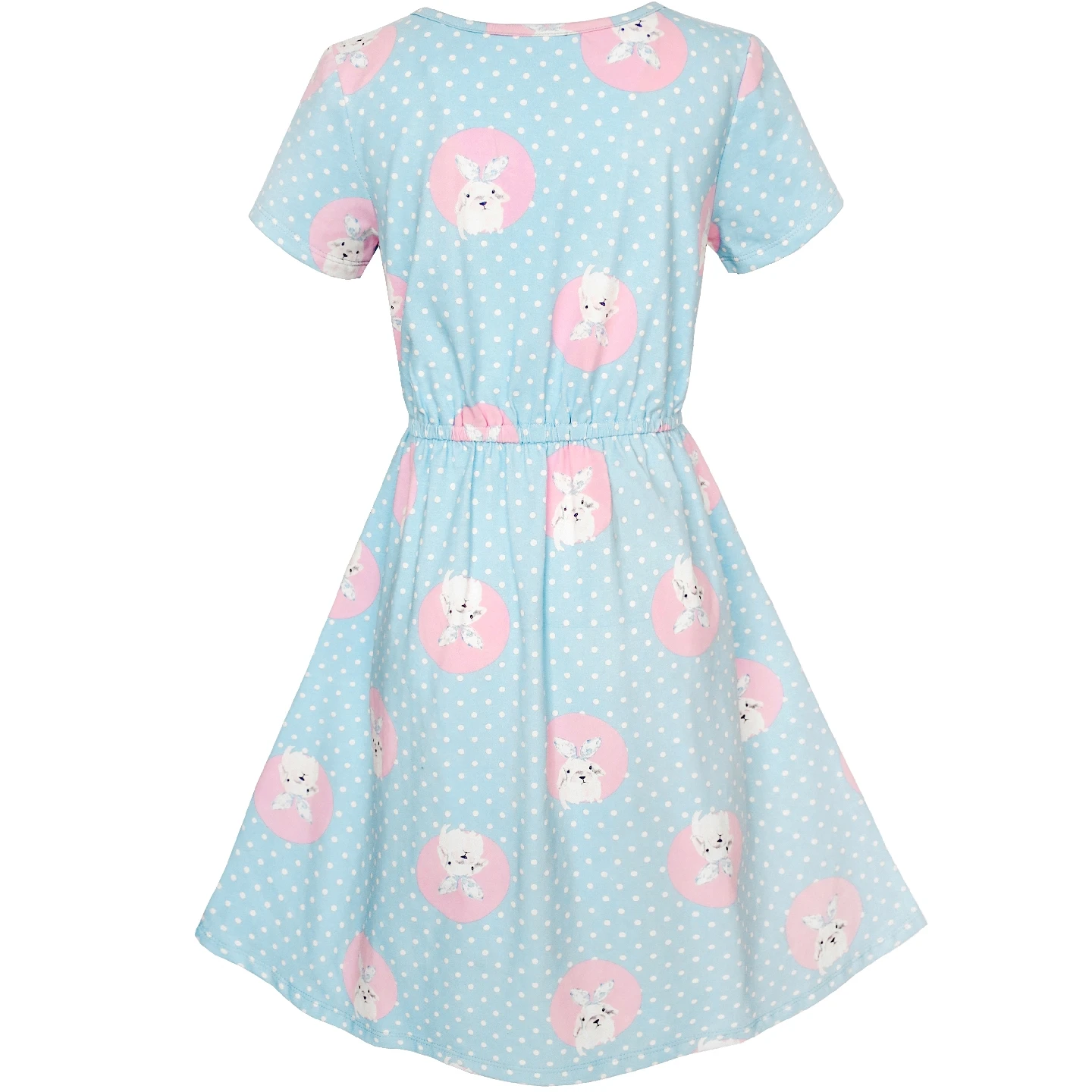 Sunny Fashion платья для девочек платье Красочный В полоску трикотажный Хлопок