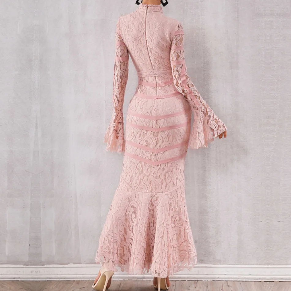 DressBird женские осень зима длинный рукав Утягивающее бодикон Платье Vestidos