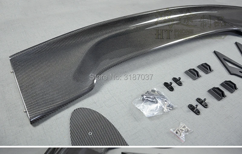 Для Mitsubishi Lancer Универсальный SedanCarbon волокно заднее крыло багажника спойлер задний спойлер на крышу крыло багажника губы загрузки крышка автомобиля Стайлинг