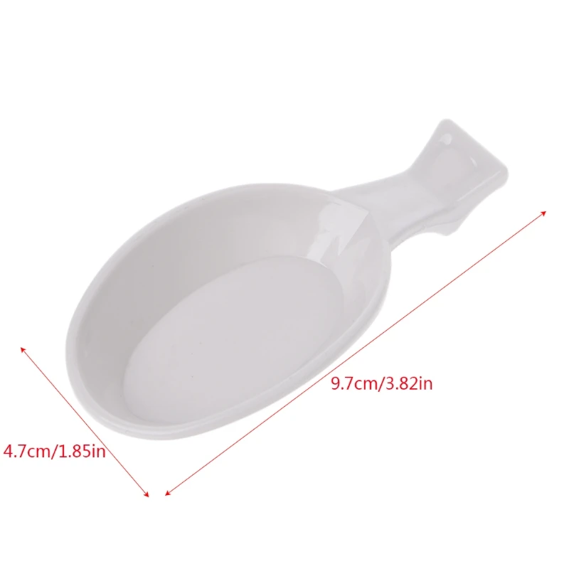 

Spoon Shape Ink Tray Containers Chinese Writing Brush Pen Holder Rest Stand