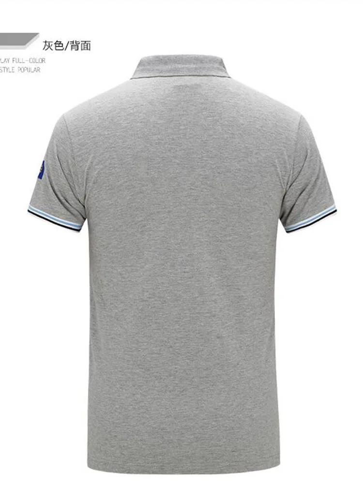 

2019 NEW style clothes Men black red Polo Shirt Men Business Casual solid top male Short Sleeve High quality Pure Cotton