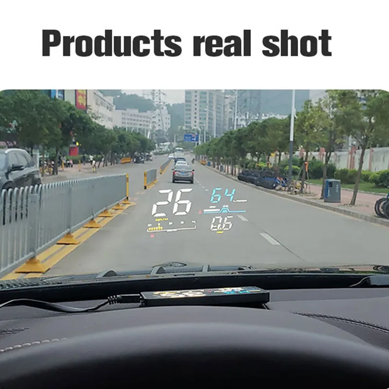 GEYIREN D5000 налобный дисплей OBD пленка умный Спидометр температура Автомобильная