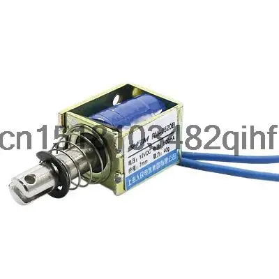 

DC12V 500mA 40g/7mm Pull Push Type Open Frame Solenoid Electromagnet