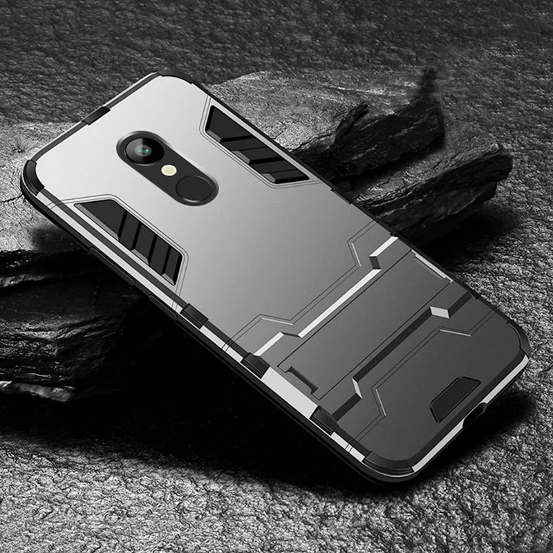 Gray No Bat Чехол-подставка с Бэтменом для Xiaomi Redmi 4 4X5 Plus 5A 6 Pro 6A 7 8 9 SE Note 8 6 7 ударопрочный гибридный жесткий чехол с подставкой - Цвет: Gray No Bat