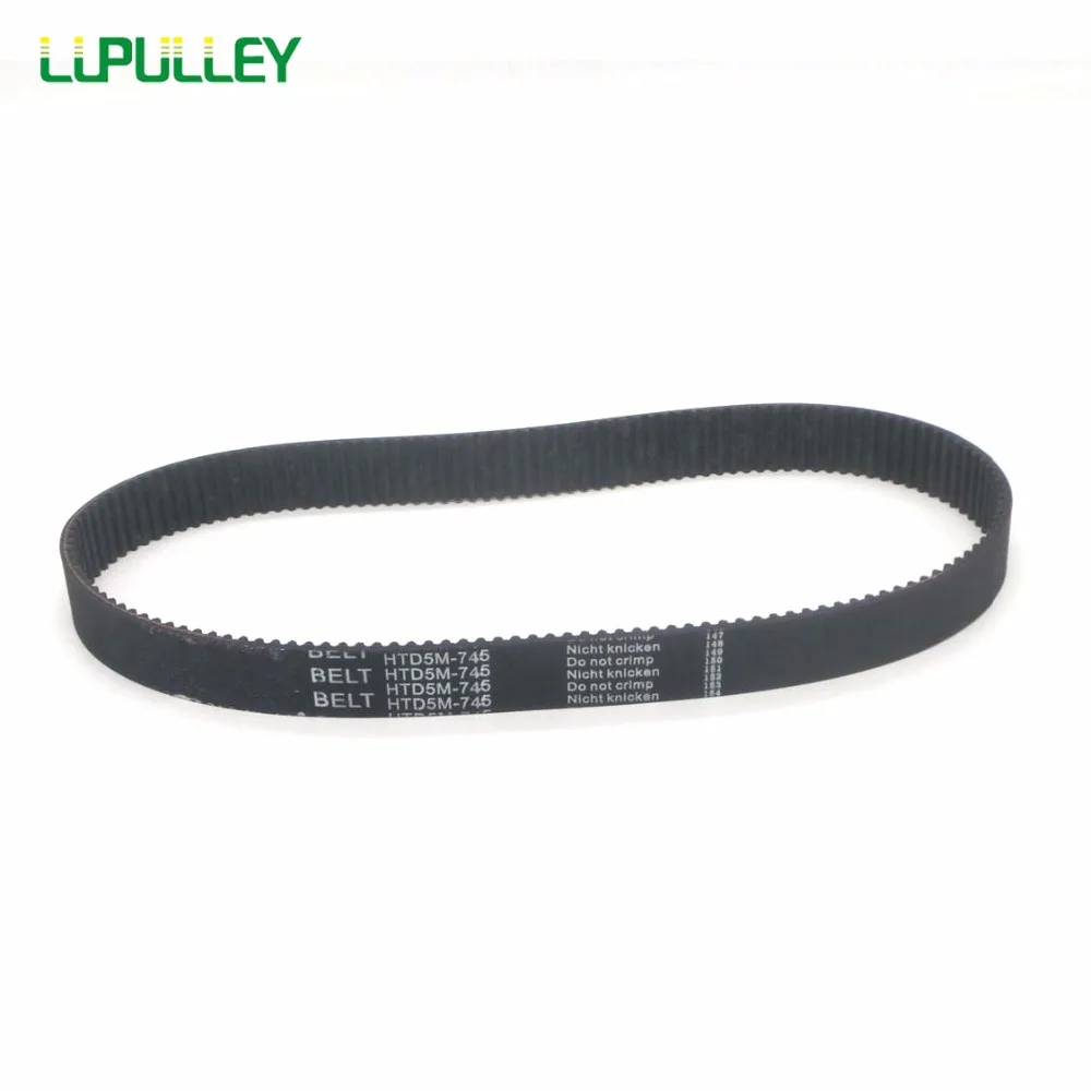 LUPULLEY 1 шт. HTD 5 м черный ремень ГРМ 695/700/710/715/720/725/730/735/740/745/750 мм Шаг Длина 15/20/25 мм Ширина ролик Ремня