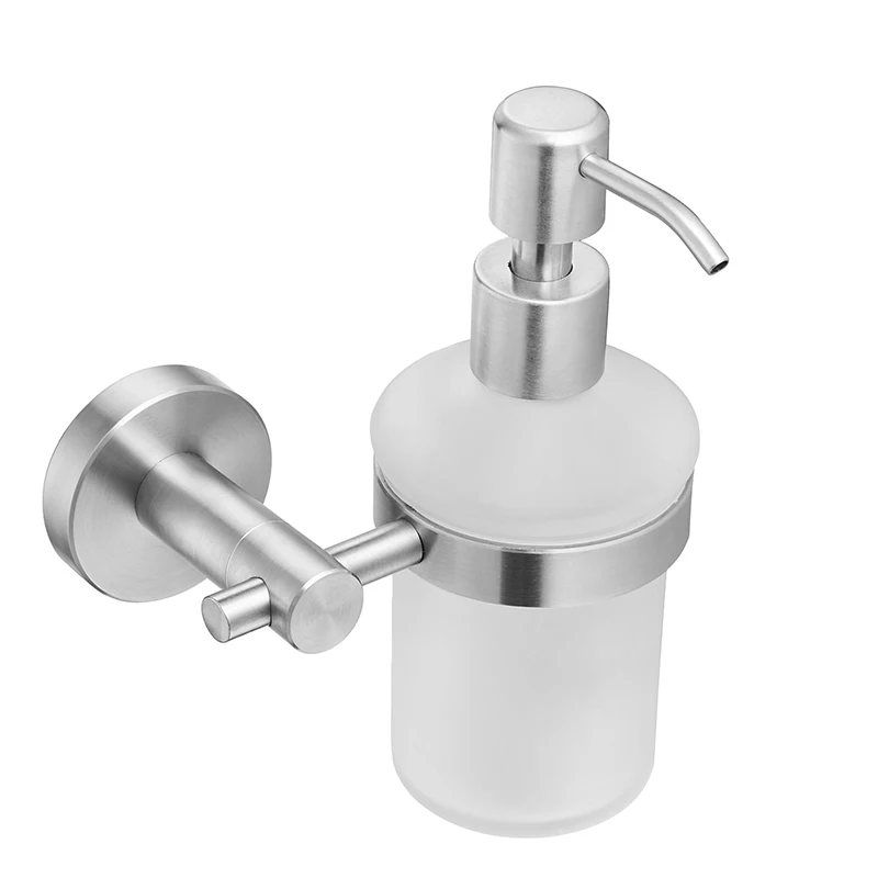 

304 Stainless Steel Soap Dispenser Luxury Bathroom Hand Soap Bottle Press-Type Liquid Soap Dispensers