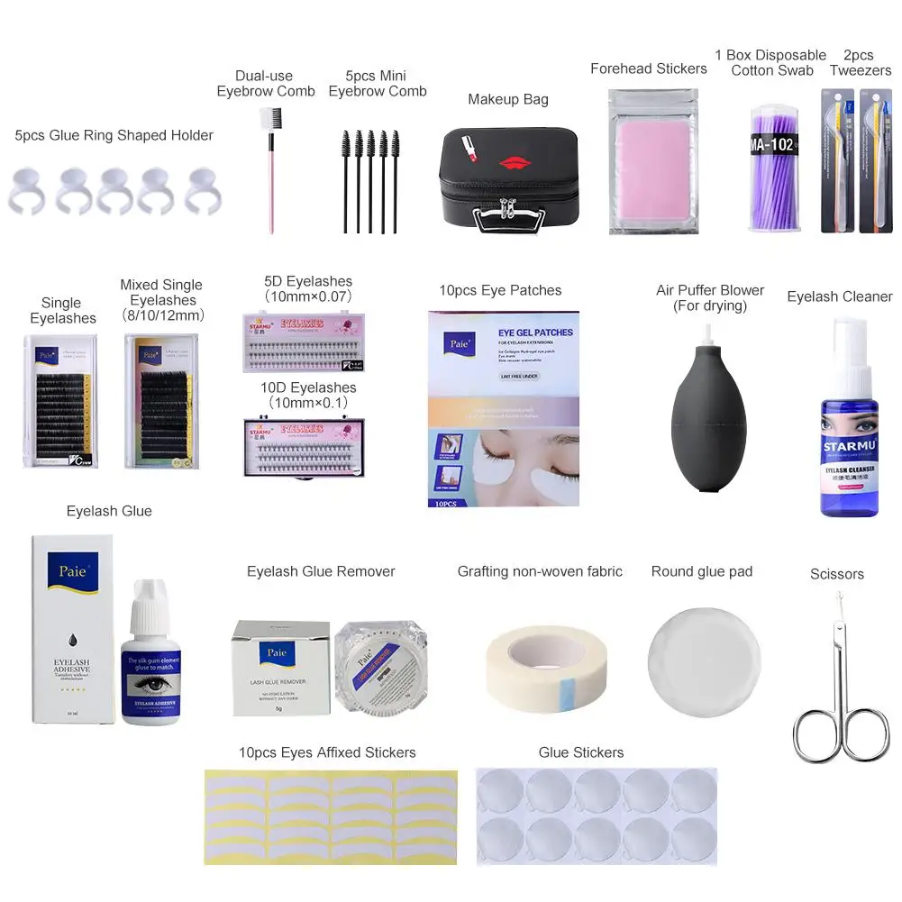 22 шт./компл. набор для наращивания ресниц специальный прививки салона красоты без