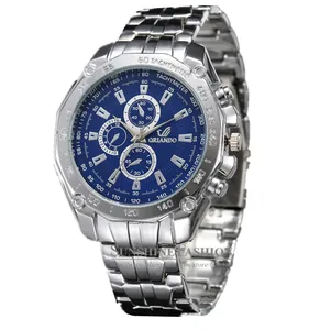 2022 модные серебряные мужские часы из нержавеющей стали, роскошные мужские спортивные кварцевые часы от лучшего бренда, повседневные наручные часы, мужские часы