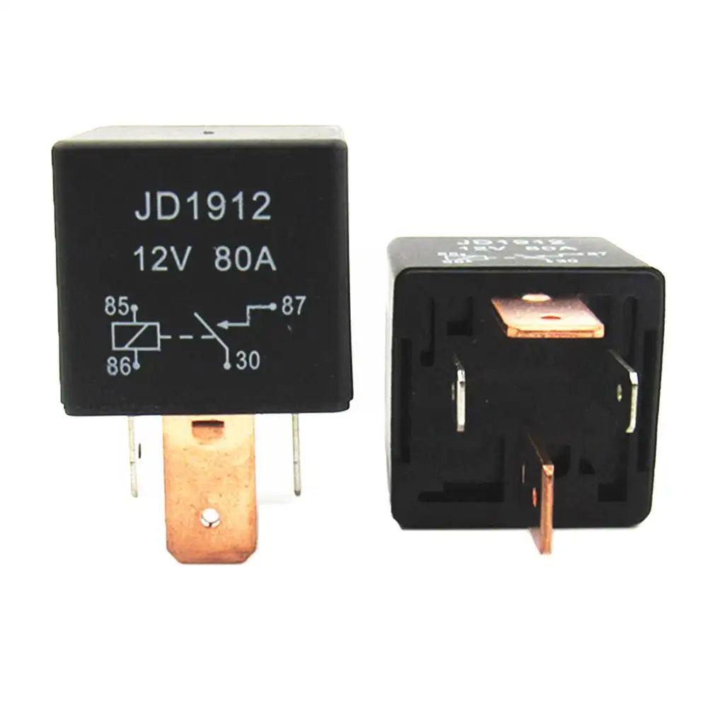 JD1912 универсальное 12 в 80 А 4-контактное DC AMP SPDT автомобильное реле стартера