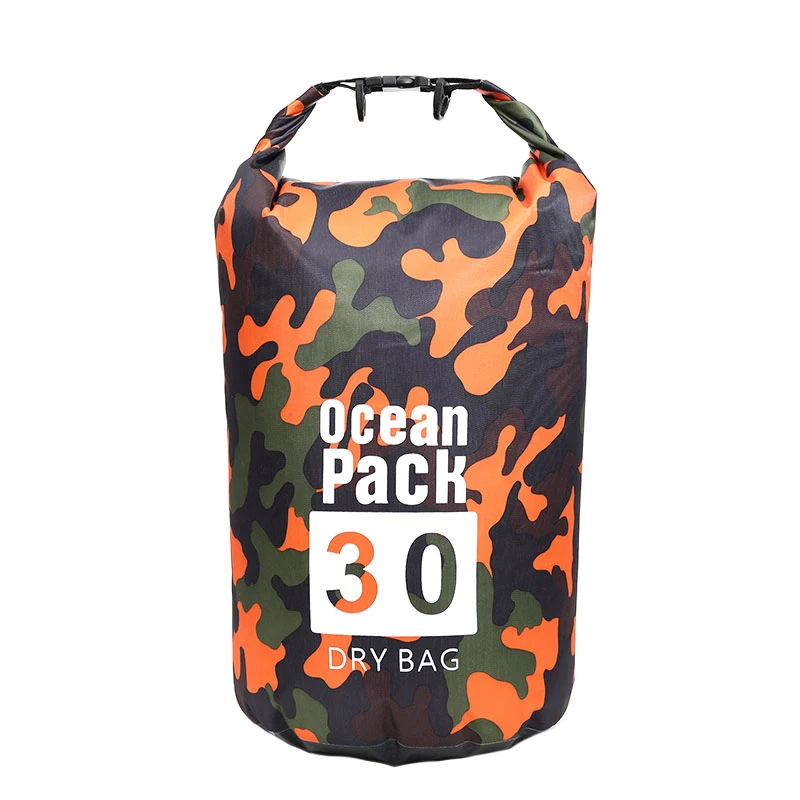 

Portable Waterproof Diving Bag Camouflage Multicolor Drifting PVC Swimming Storage Bag 5L10L15L30L Multi-Capacity Backpack