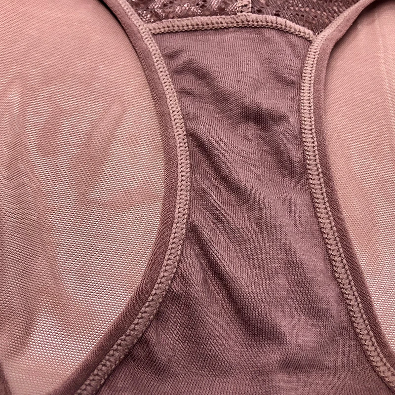 Трусики COLORIENTED женские бесшовные мягкое нижнее белье кружевные дышащие