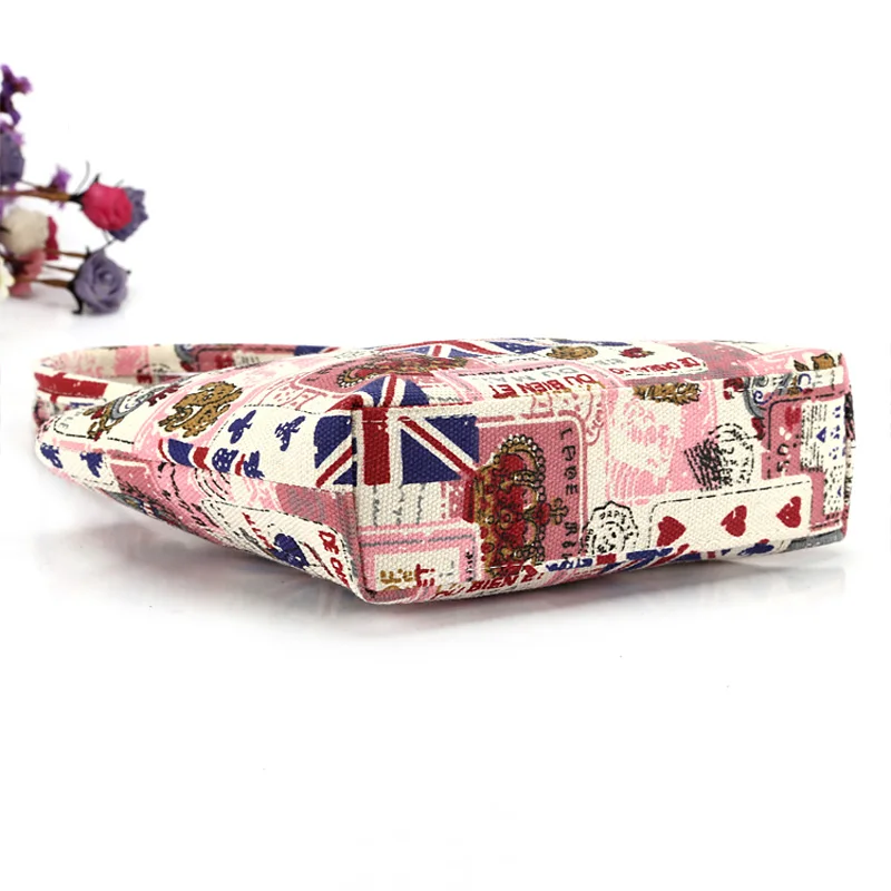 Модная красивая Холщовая Сумка для девушек Женская Повседневная сумка на одно