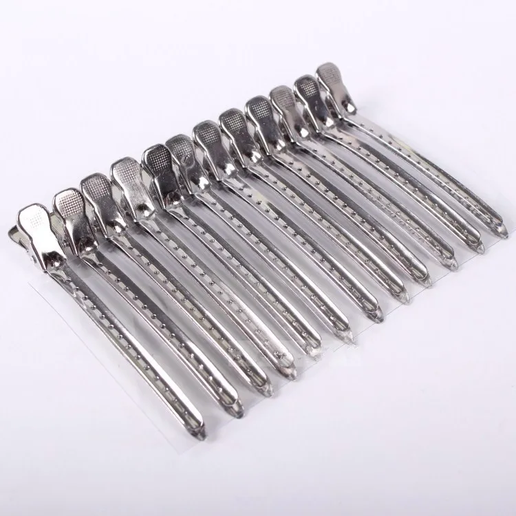 

12pc Hair Clips Barrettes Headwear Stainless Hairdressing Clips Clamp Salon Hairpins Hair Accessories DIY Hair Styling Tools -15