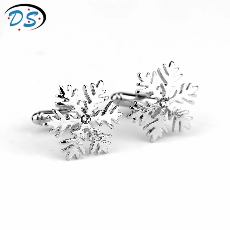 Женские украшения для платья запонки пуговица манжета в виде снежинки мужские