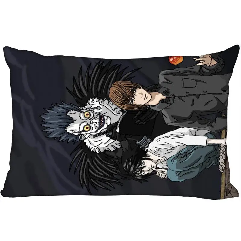 Pillowcase ShuanQian пользовательские Death Note Новое поступление наволочка Прямоугольная подушка чехол на молнии Мягкие не исчезают наволочка Рождество подарок - Цвет: Pillowcase