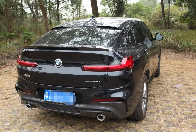 Спойлер для BMW G02 X4 P style высокое качество углеродное волокно задний спойлер