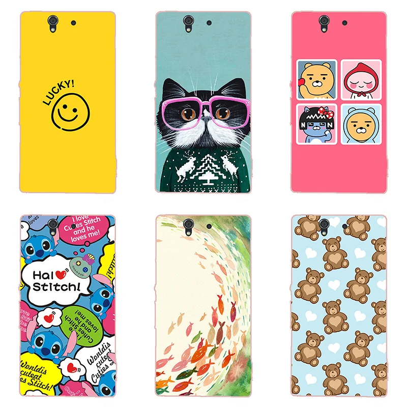 For Sony Xperia Z L36h L36i L36a Case Hard Plastic Back Cover Cases Painting Abstract Coque Patterned Shell Skin |