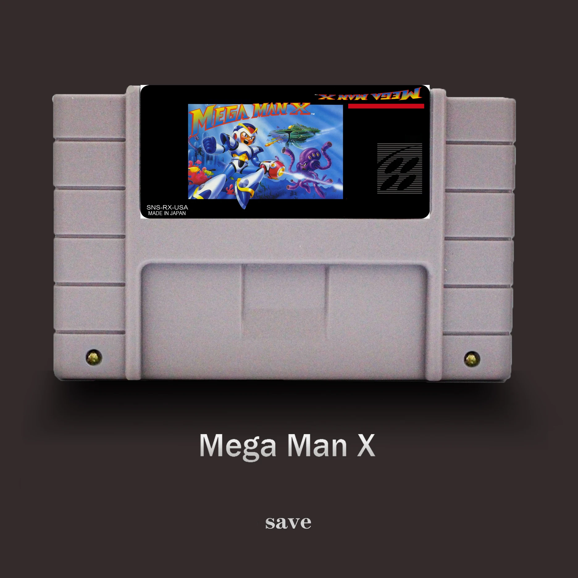 Mega Man X 16 бит для США NTSC игровой плеер большая серая игровая Карта|Картриджи| |