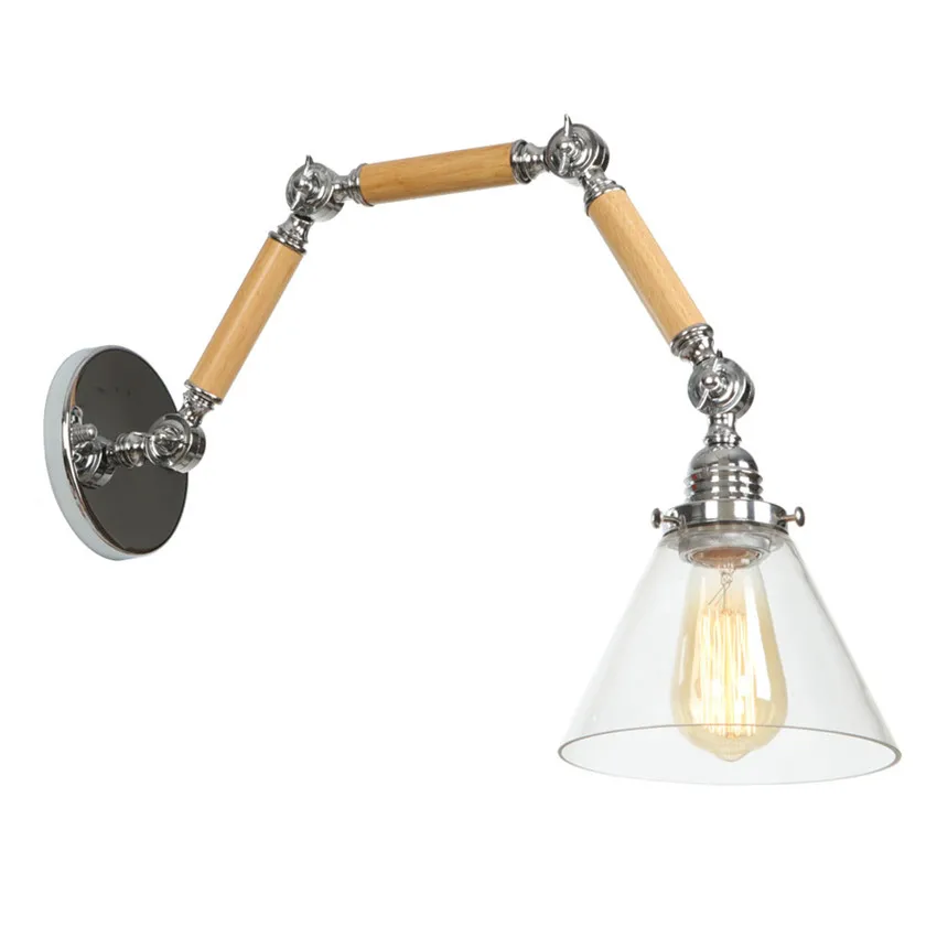 Винтажное длинное Бра Настенные светильники Лофт Эдисон промышленный