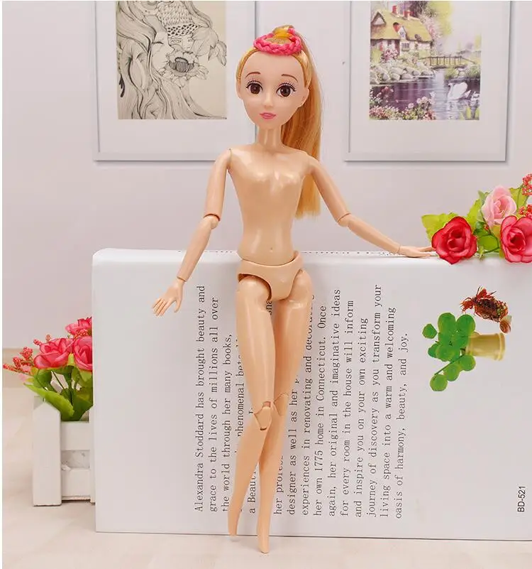 Кукла с 12 подвижными шарнирами пластиковая кукла твердым тортом принцесса для