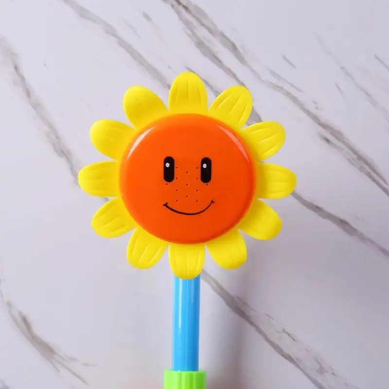 

1 Set Baby Funny Water Game Baby Water Game Bathing Tub Toy Electric Sunflower Shower Faucet Spray Toys For Children