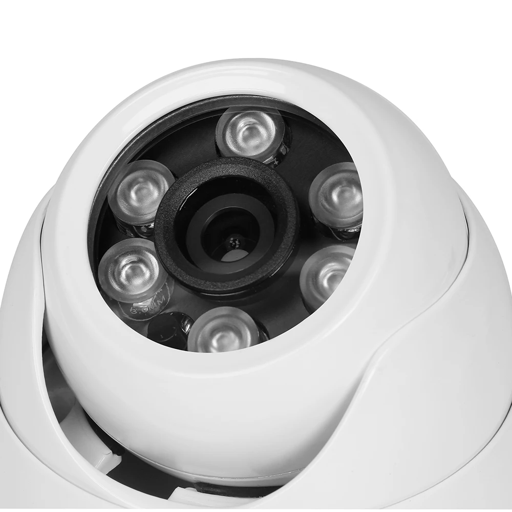 AZISHN 24IR светодиодная купольная ip камера POE 720 P/960 P/1080 P P2P ONVIF для помещений/улицы