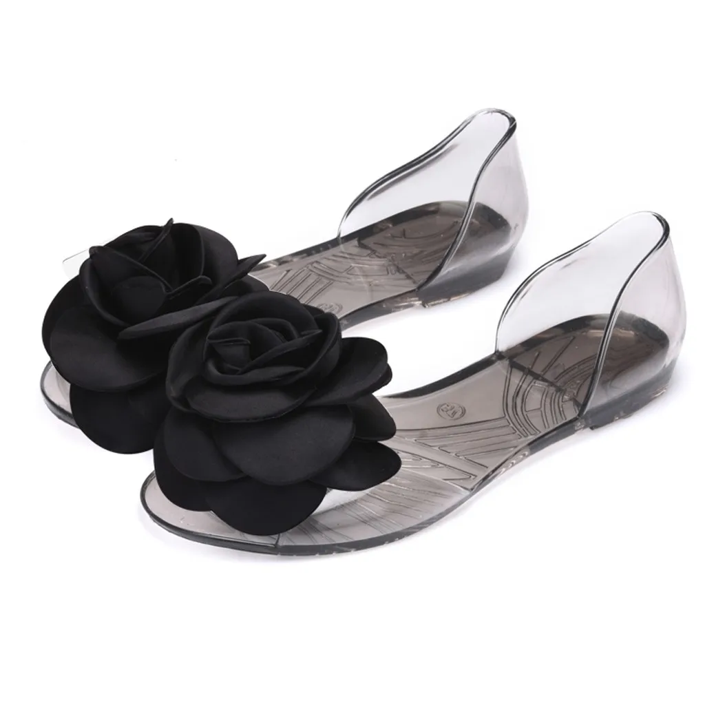 Сандалии SAGACE женские с открытым носком пляжные Босоножки желе без застежек