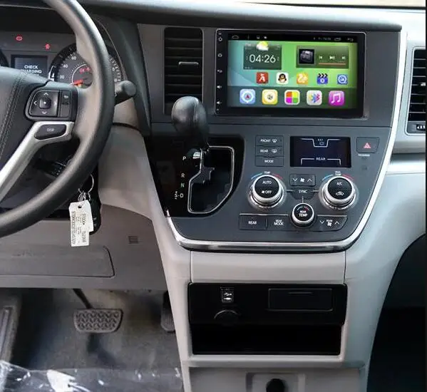 4G sim Ram 64G Rom 10 2 дюймов Android автомобильная аудиосистема Для Toyota SIENNA 2015 стерео видео