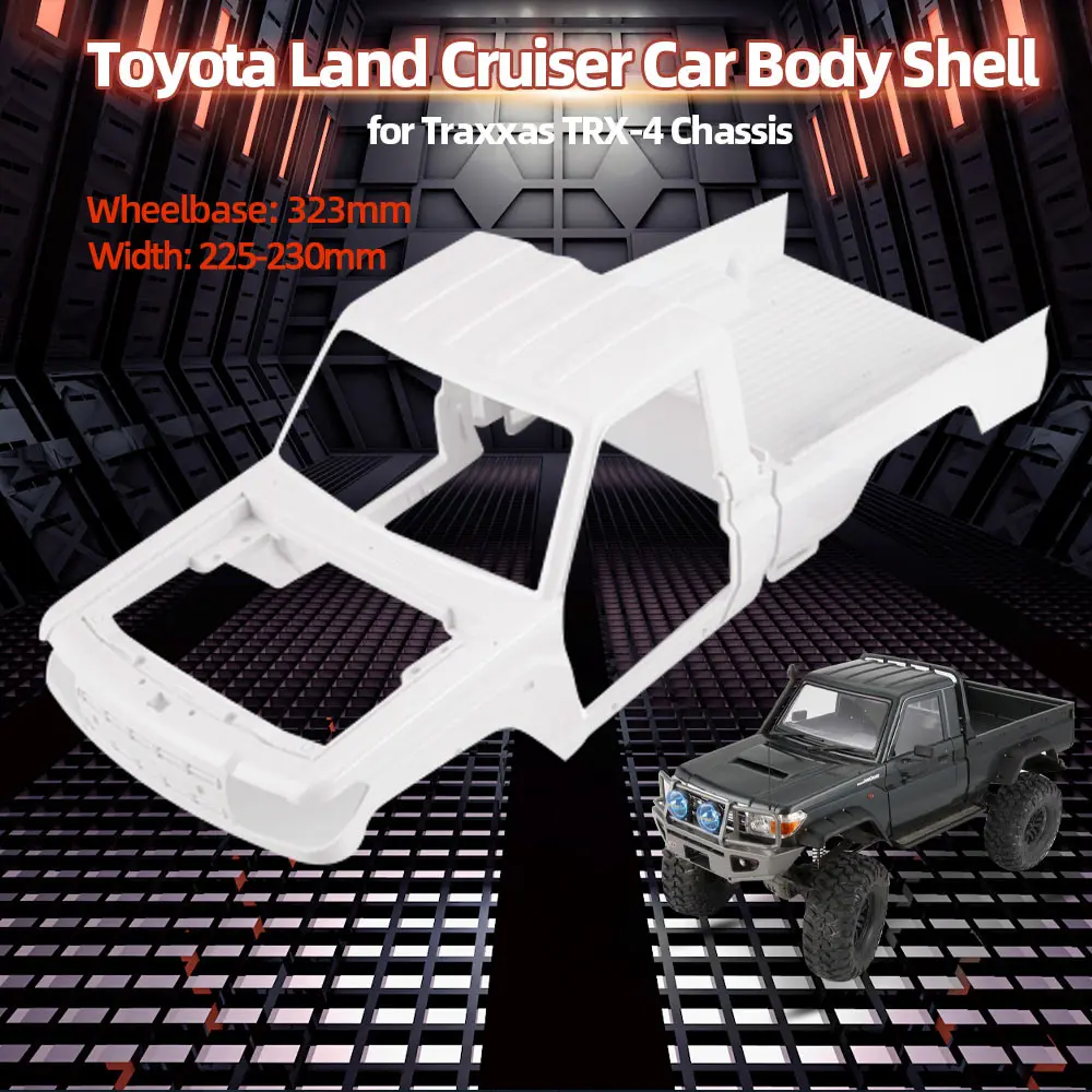 Для Traxxas RC автомобиля DIY RC кузова продаем комплект для 323 мм Колесная база Traxxas Chassis шасси 1/10 Toyota Land Cruiser 70