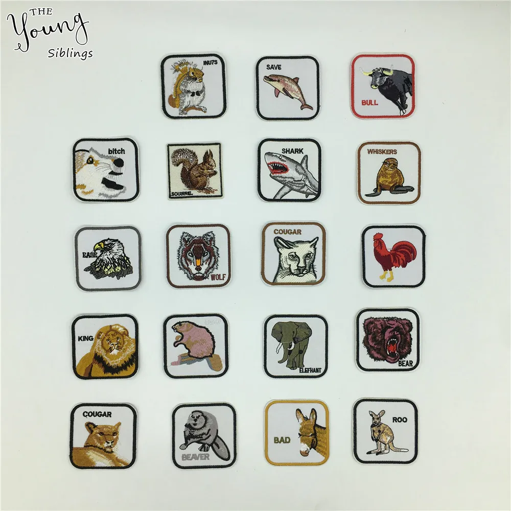 Новое поступление мультяшный термоплавкий клей животное вышивка железо на