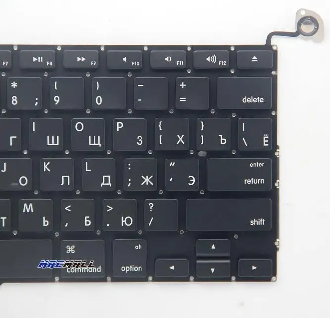 Новая русская клавиатура для ноутбука 2009-2012 для Apple Macbook Pro A1278 MC700 MC724 MD313 MD314 RU замена клавиатуры