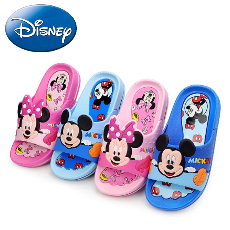 Disney Изящные детские тапочки для девочек и мальчиков детская обувь с рисунком