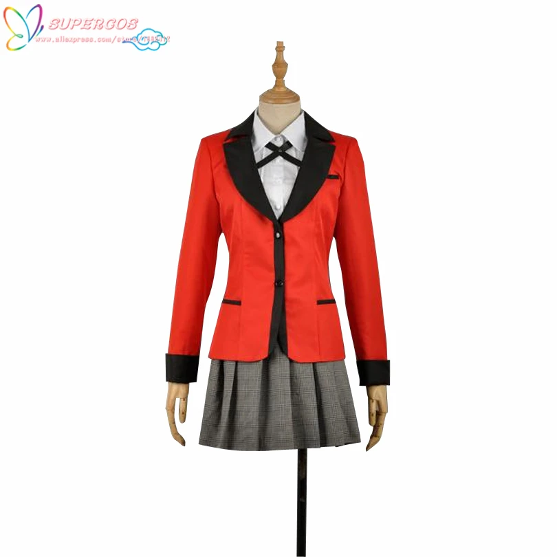 

Kakegurui Jabami Yumeko пальто юбка костюм косплей костюм идеальный на заказ для вас