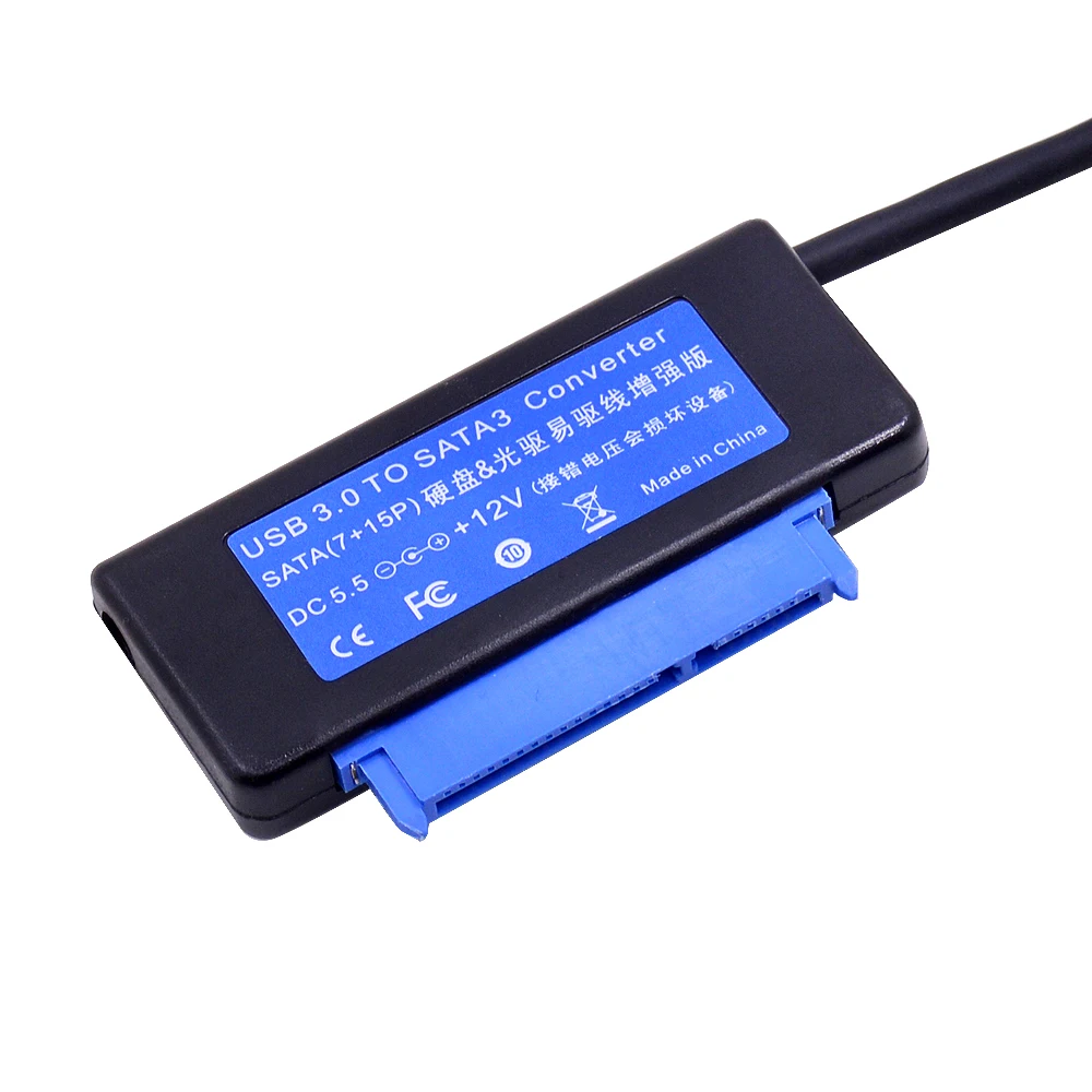 CHIPAL 5 Гбит/с USB 3 0 до 7 + 15 22Pin SATA конвертер двойной светодиодный индикатор для 2 дюйма
