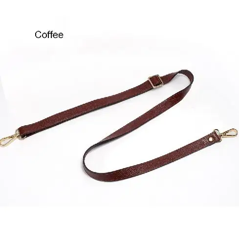 Coffee IMIDO, длина 130 см, натуральная кожа, сумка на ремне для женщин, сменные ремешки, наплечный ремень, сумки, аксессуары, части для сумок, красный STP064 - Цвет: Coffee