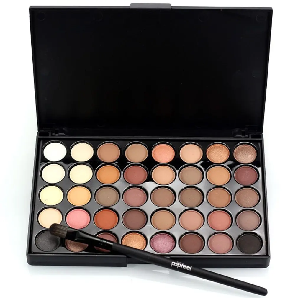 

Eye Makeup 40 Color Matte Eyeshadow Pallete Brush Set glitter powder Eye Shadow Earth shadows Nude Makeup Set Cosmetics